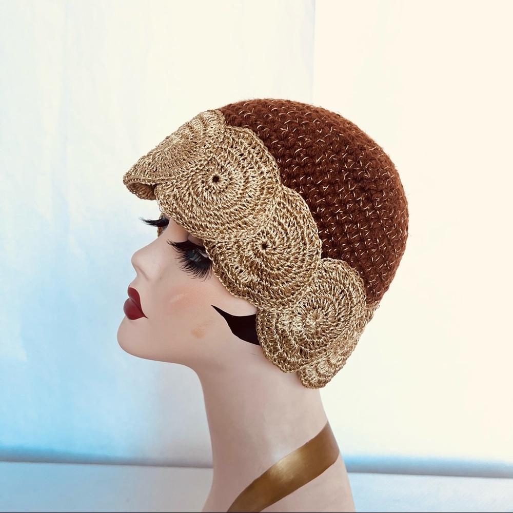 Roman Keflay Hand Crochet 20’s Style Hat - Picture 7 of 16